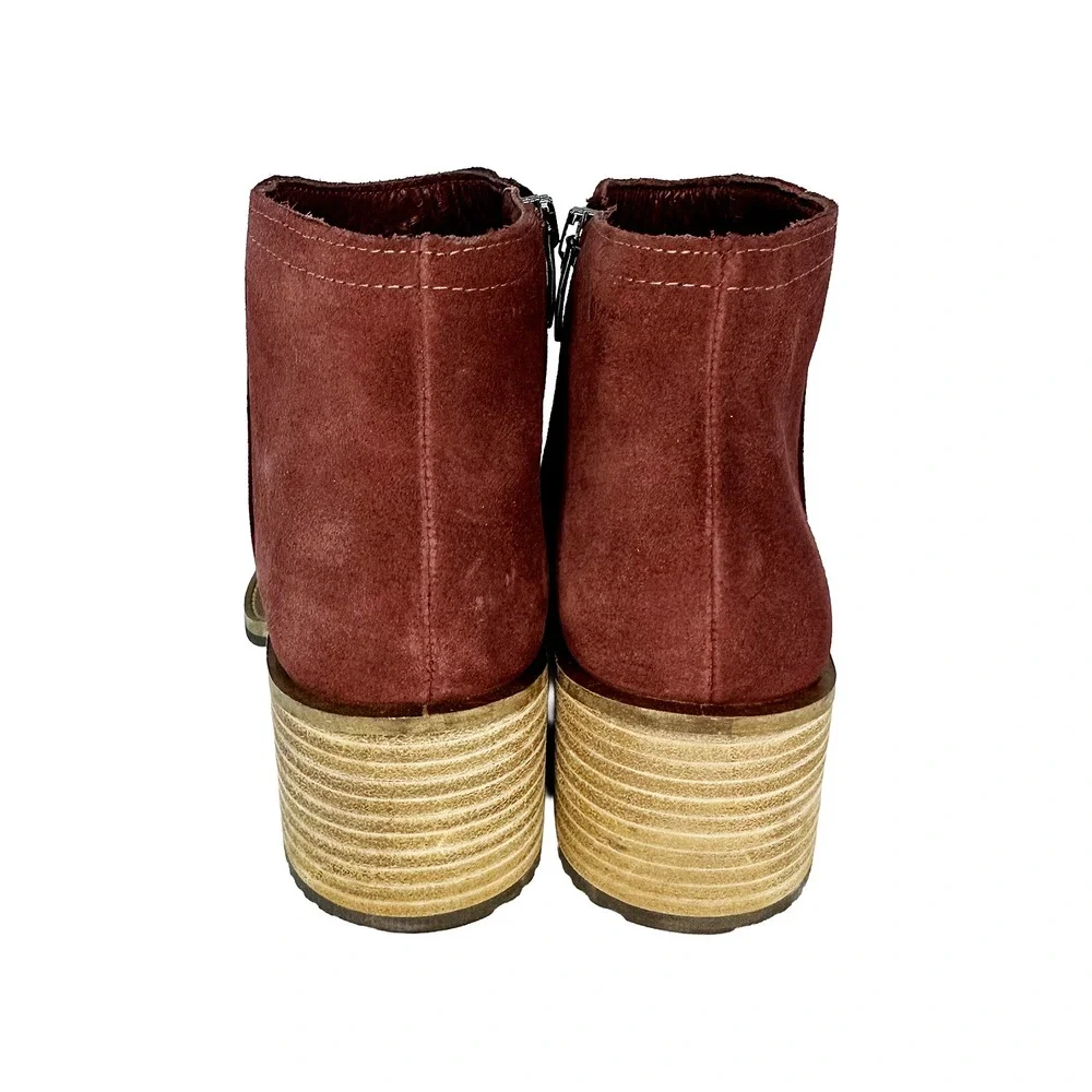 ECCO Sartorelle Hydromax Water Resistant Ankle Boots • Women's EU‎ 35 • burgundy